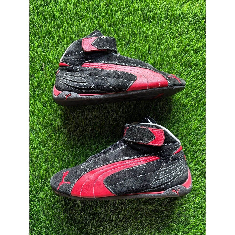 Vintage Puma Mid Boots F-1 RACING Y2K US7.5 SPEEDCAT sz 6